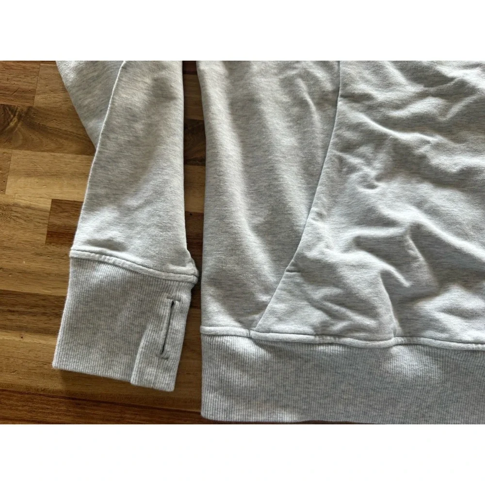 Lululemon Scuba Crew Sweatshirt Sweater Womens Size 12 Heathered Gray W3DTQS